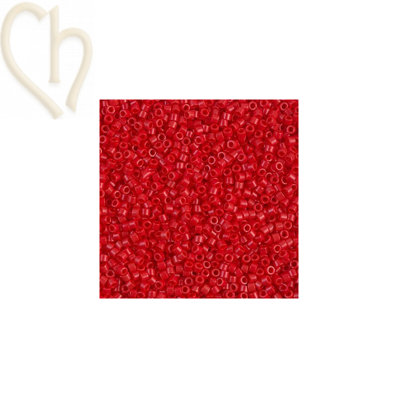 Miyuki Delica 11/0 5 gr. Rood Opaque db0723