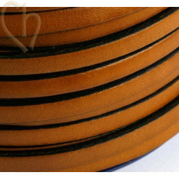 cuir plat 5mm marron clair