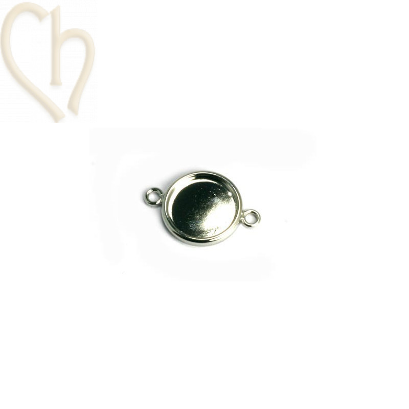 tussenstuk plateau 15mm met 2 ringen