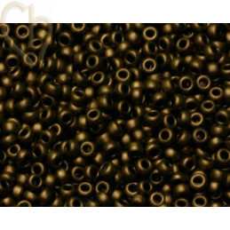 rocaille 11/0 bronze metallise mat