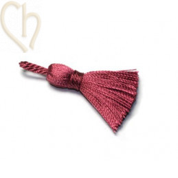 Floche Pampille 25mm Rose Fonce