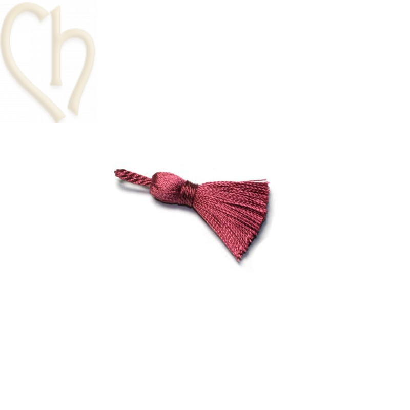 Tassel Pampille 25mm Rose dark