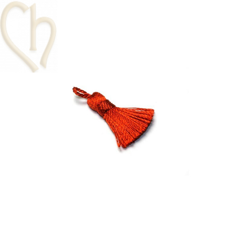 Tassel Pampille 25mm orange