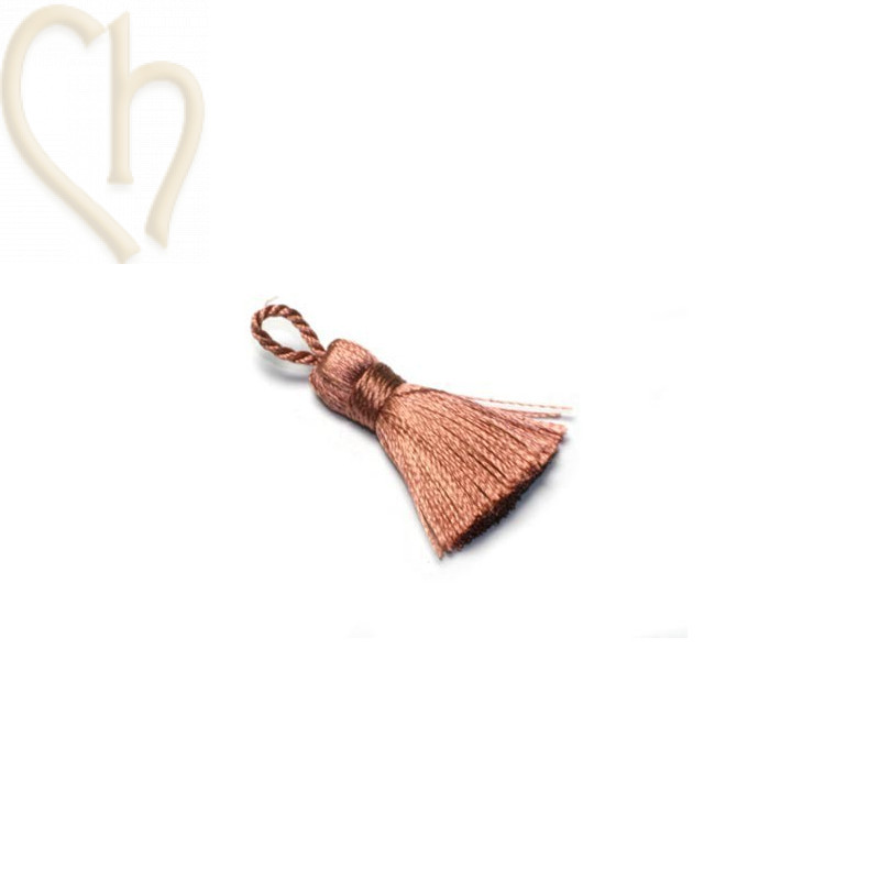 Floche Pampille 25mm Vieux Rose