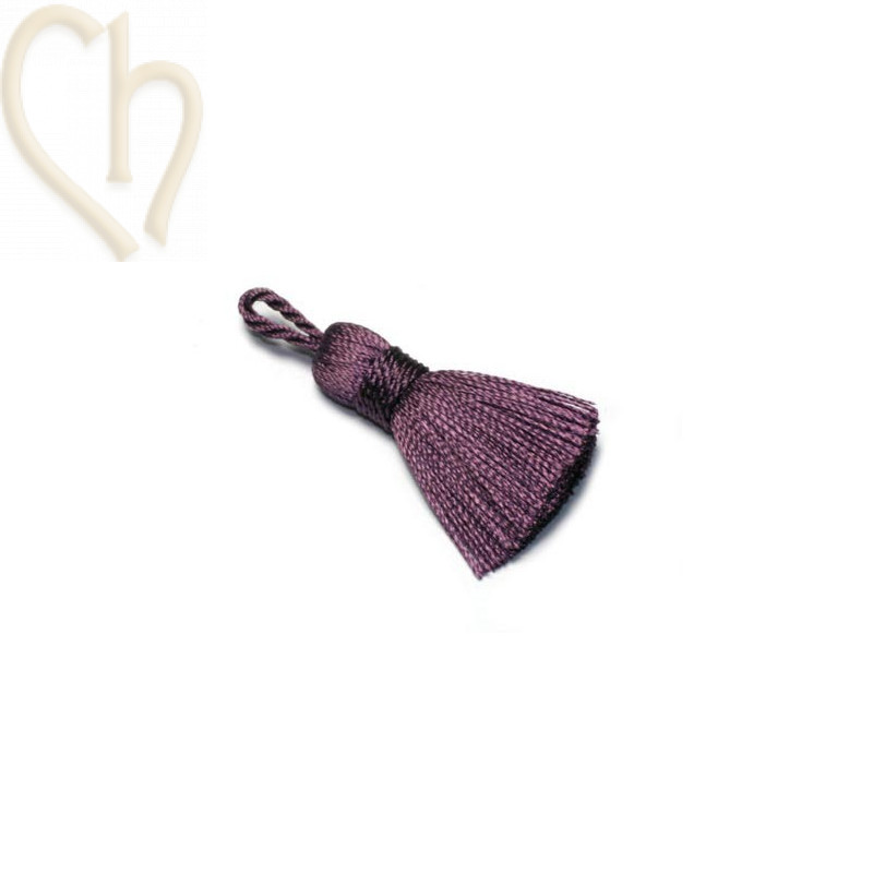 Floche Pampille 25mm Violet