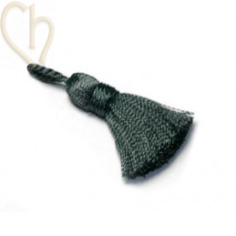 Floche Pampille 25mm Gris Fonce