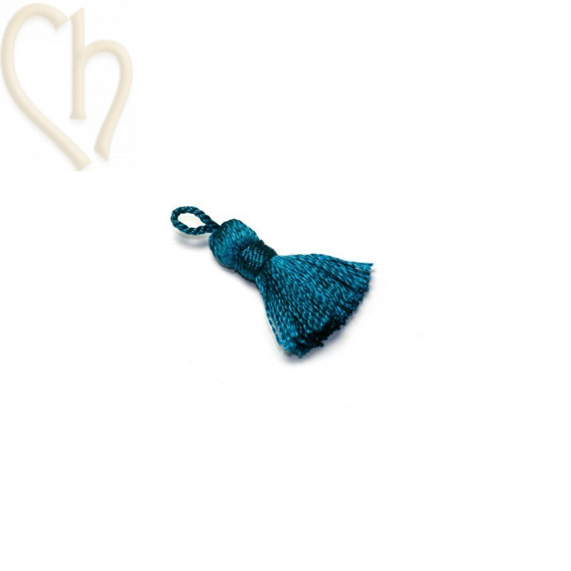 Tassel Pampille 25mm dark turquois