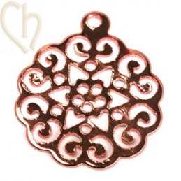 filigran round pendant 15 mm