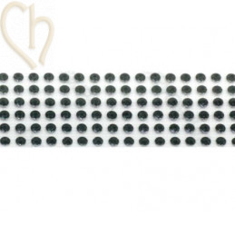 Swarovski Metallic Transfere black