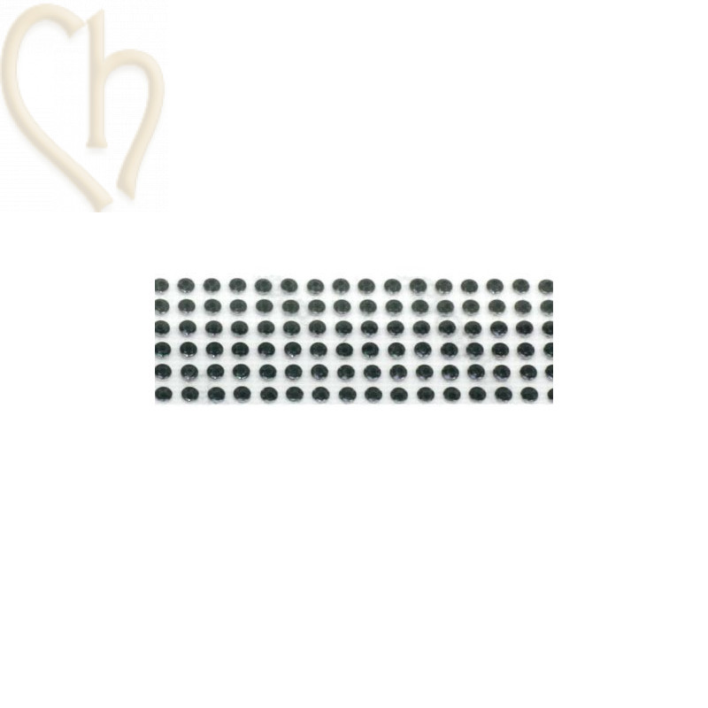 Swarovski Metallic Transfere zwart