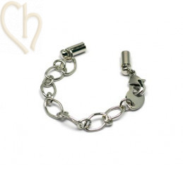 oval chain with carabiner + 2 bits int. 2.5mm