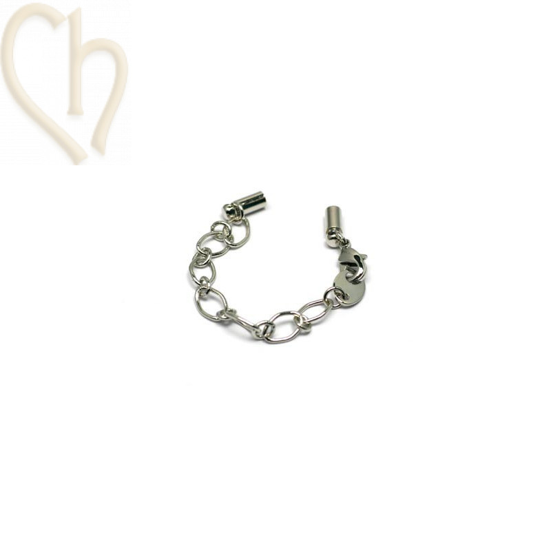 oval chain with carabiner + 2 bits int. 2.5mm