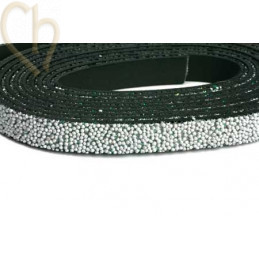 Cuir plat 10mm caviar Gris