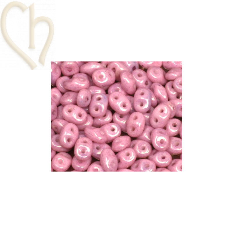 superduo Chalk White Lila Luster