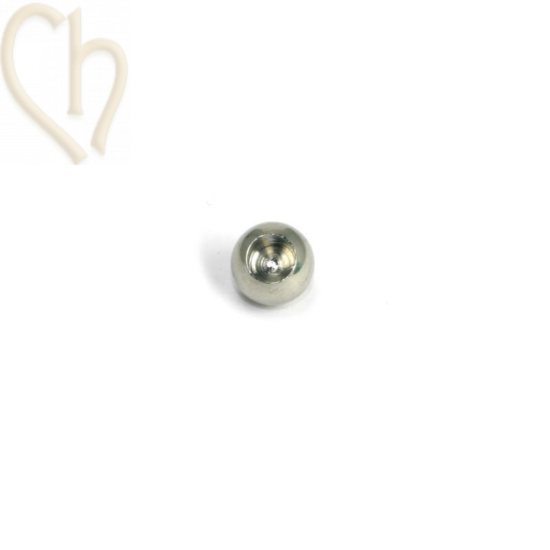 eindkapje bol 8mm gaatje 4mm