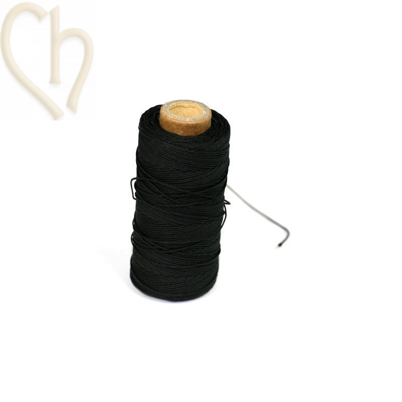 polyester koord 0.5mm zwart