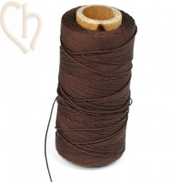 polyester koord 0.5mm donkerbruin