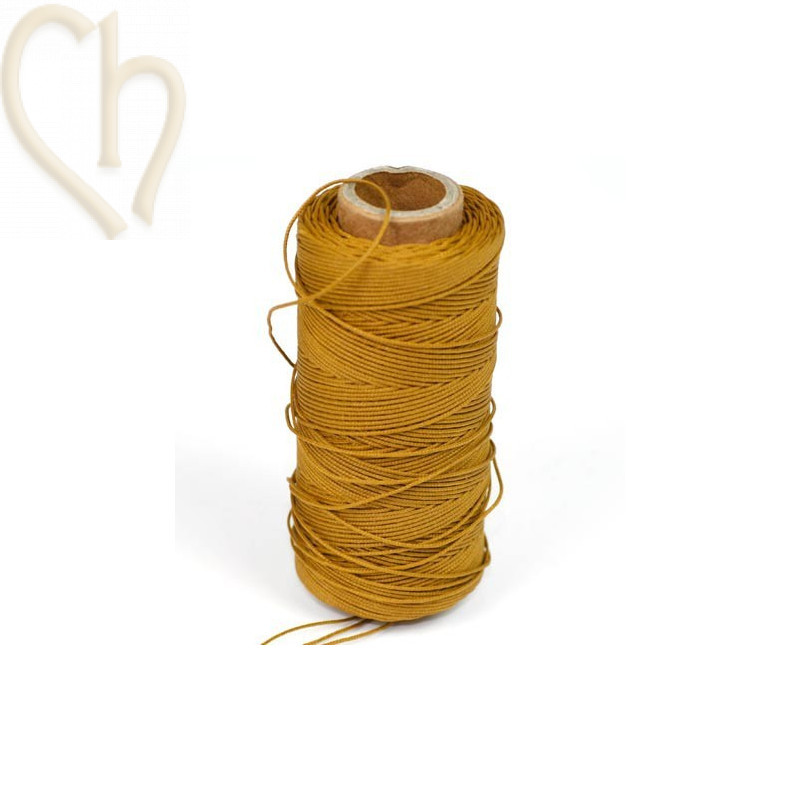 cordon polyester 0.5mm naturel
