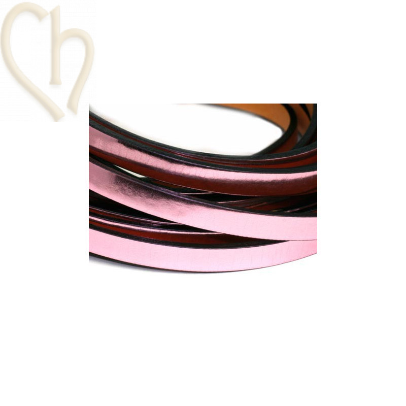 leder lint 5mm Rose Metal