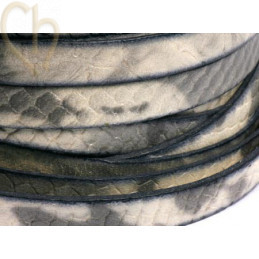 leather flat 10mm snake