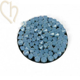 Crystal ROCKS 24mm Blanc Opal / Noir