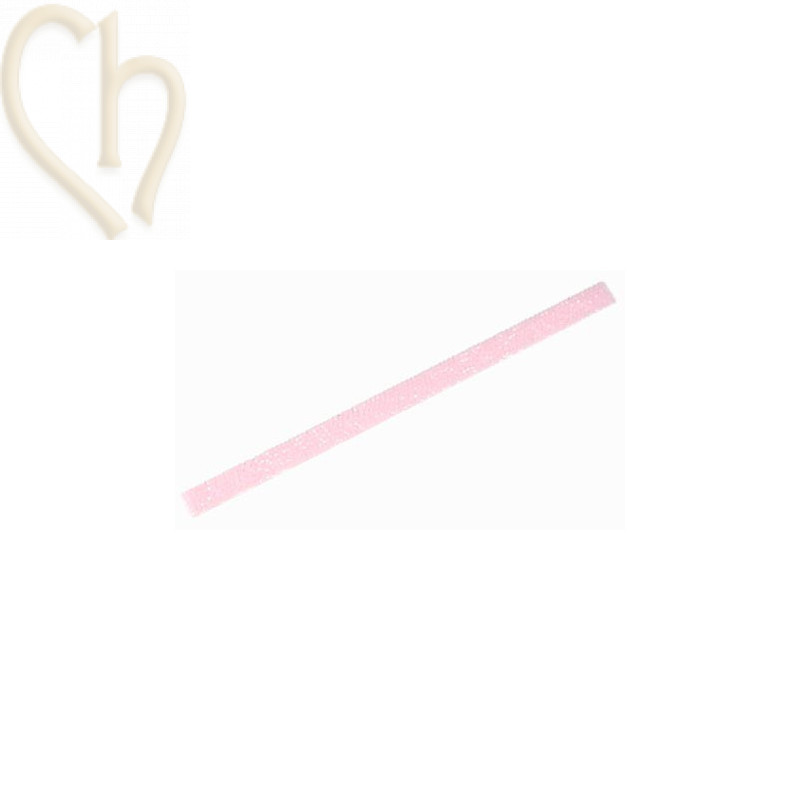 Cristal Fine Rocks/Mesh Strip 16*8mm Rose Alabaster