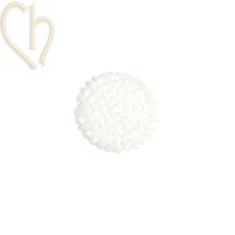 Chrystal Rocks 24mm White Alabaster