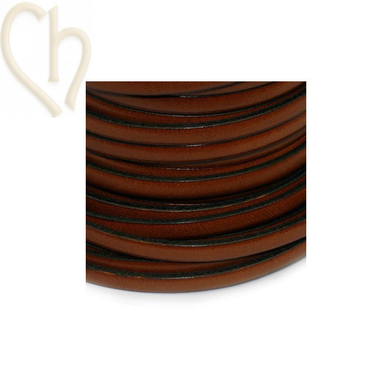 leder lint 5mm camel