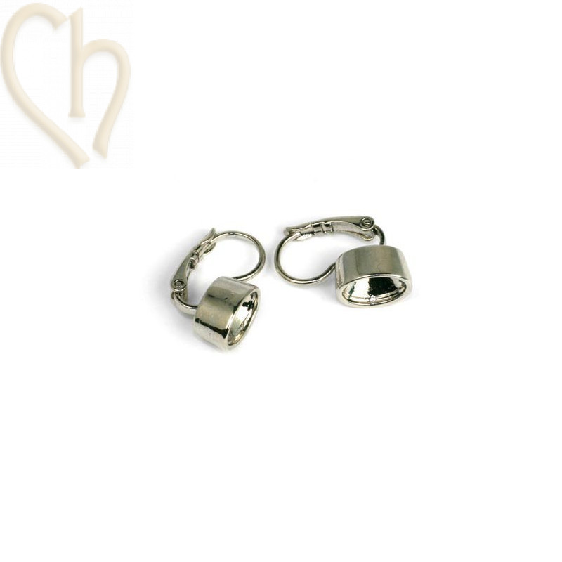 boucle d'oreille pour strass 4120 oval 8*6mm