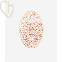 pendentif fill. 25mm ovale