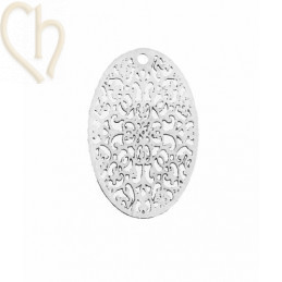 pendant fill. 25mm oval