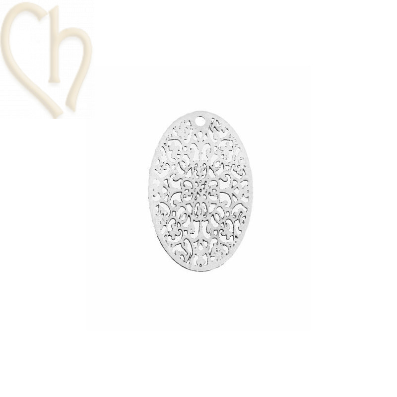 pendant fill. 25mm oval