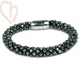 armband Feria jet hematite