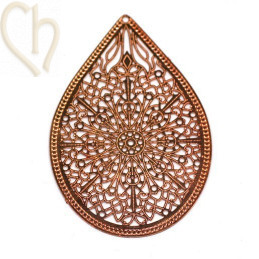 pendentif fill goutte 50mm