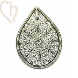 pendentif fill goutte 50mm