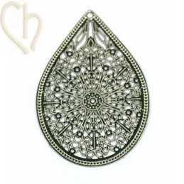 pendentif fill goutte 25mm