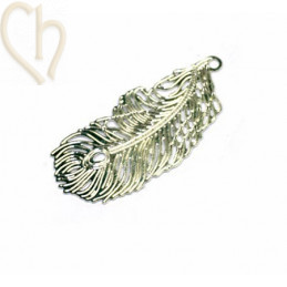 pendentif fill plume 27mm