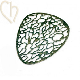 pendentif fill goutte 32mm