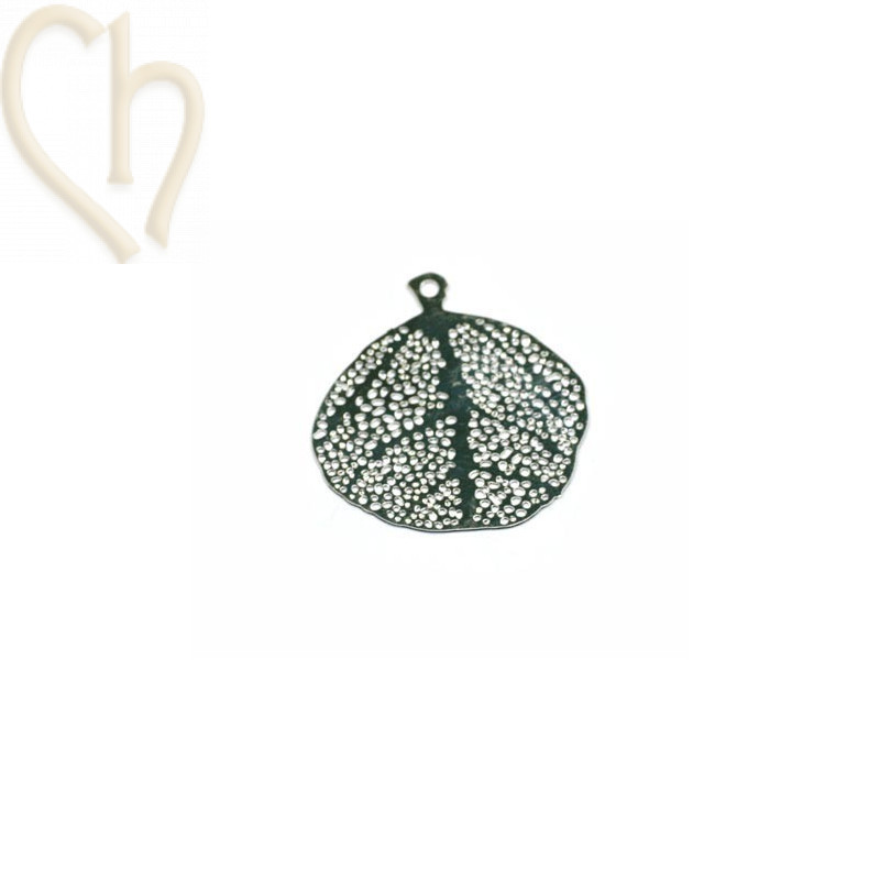 pendentif fill. feuille 20mm