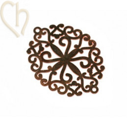 pendentif fill. oval 30*22mm