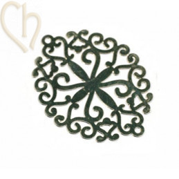 pendentif fill. oval 30*22mm