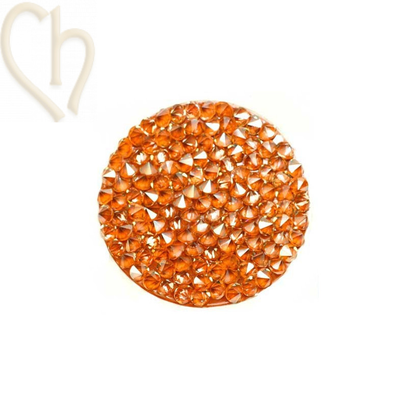 Crystal Rocks 30mm Golden Shadow Copper