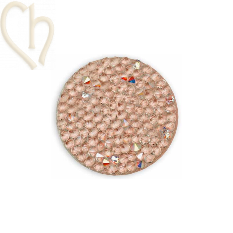 Crystal Rocks 30mm Crystal AB Pastel rose