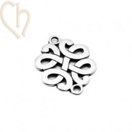 intercallaire oval 17*13mm avec 2 anneaux