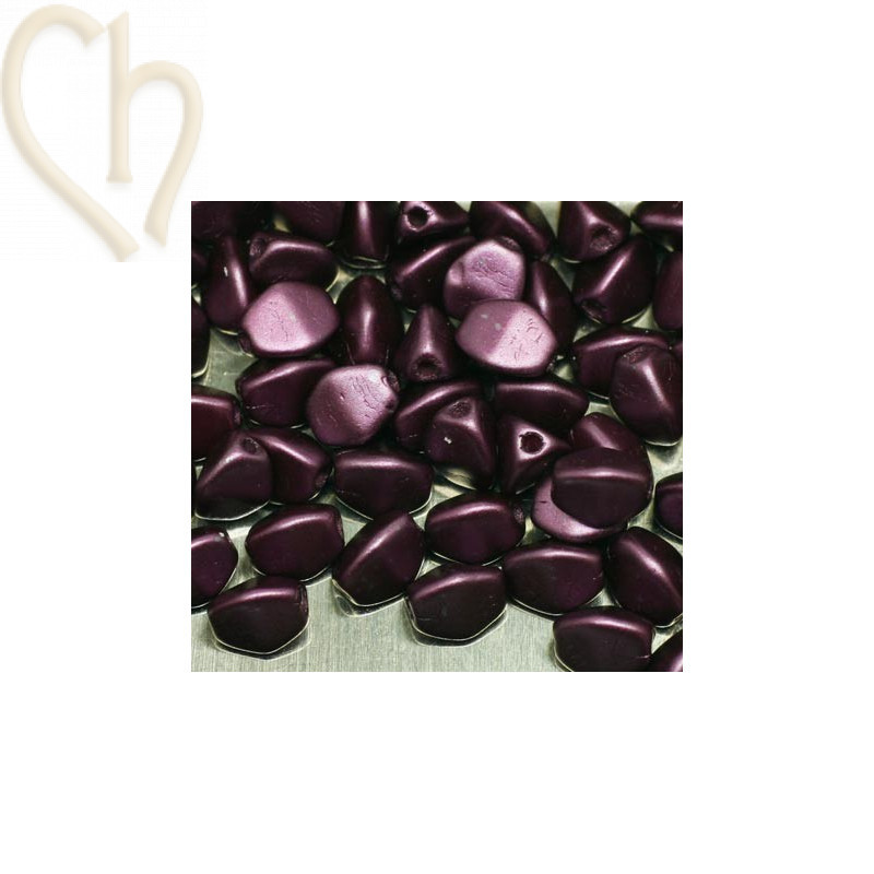 Pinch Beads pastel bordeau
