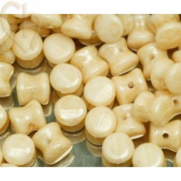 Pellet beads 4*6mm Lustred Champagne