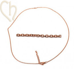 chain steel 45cm with clasp