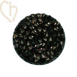 Crystal Rocks 24mm Vintage Rose / noir