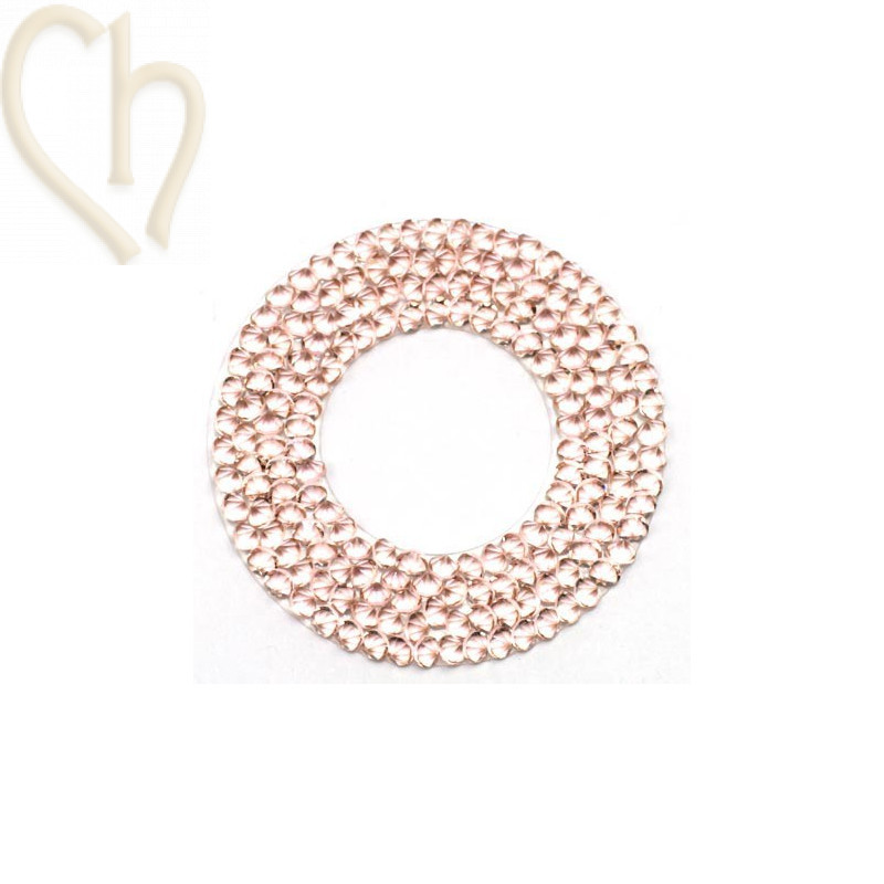 Swarovski Rocks Donut 30mm Vintage Rose