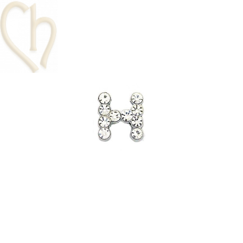 strass lettre H